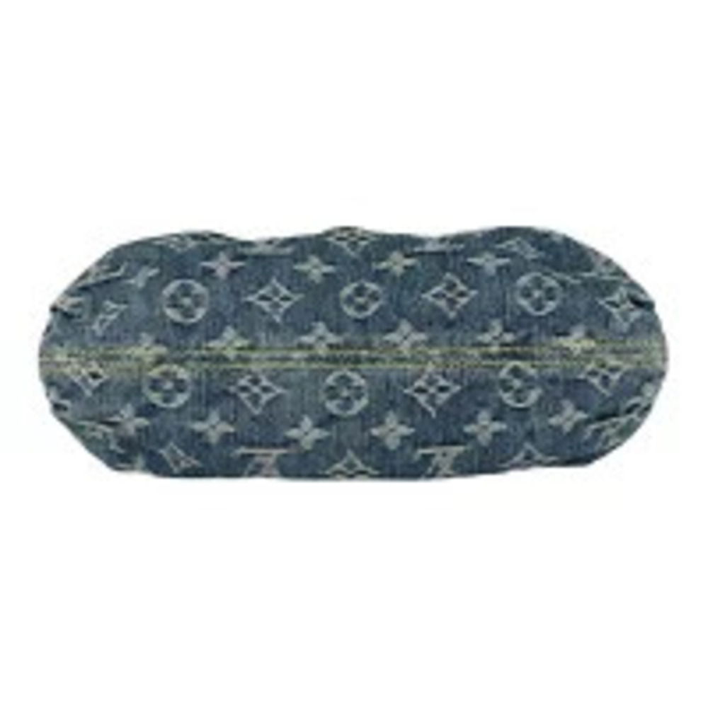 Louis Vuitton Pleaty Handbag Hobo Bag Monogram Denim Blue - Picture 5 of 7
